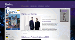Desktop Screenshot of festivalmagazin.de