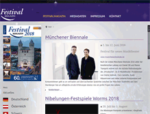 Tablet Screenshot of festivalmagazin.de